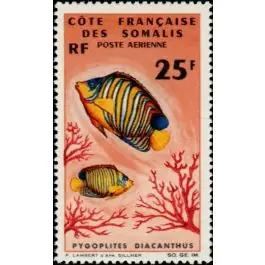 En Vogue Timbre de collection Cote des Somalies - Poste Arienne 50