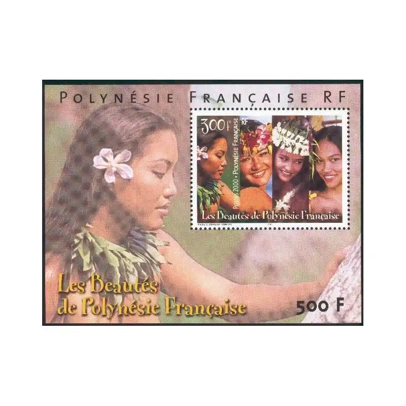 Prix Réduit Polynésie Bloc Feuillet n°25