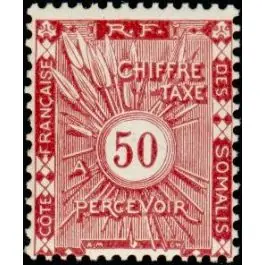Livraison Gratuite Timbre de collection Cote des Somalies - Taxe 06