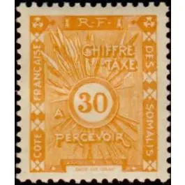 Commande En Gros Timbre de collection Cote des Somalies - Taxe 15