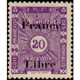 Nouvelle Collection Timbre de collection Cote des Somalies - Taxe 32