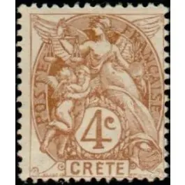 Artisanat Timbre de collection Crete - 04