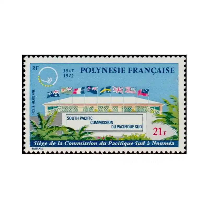 Édition Limitée Polynésie Poste Aérienne n°62