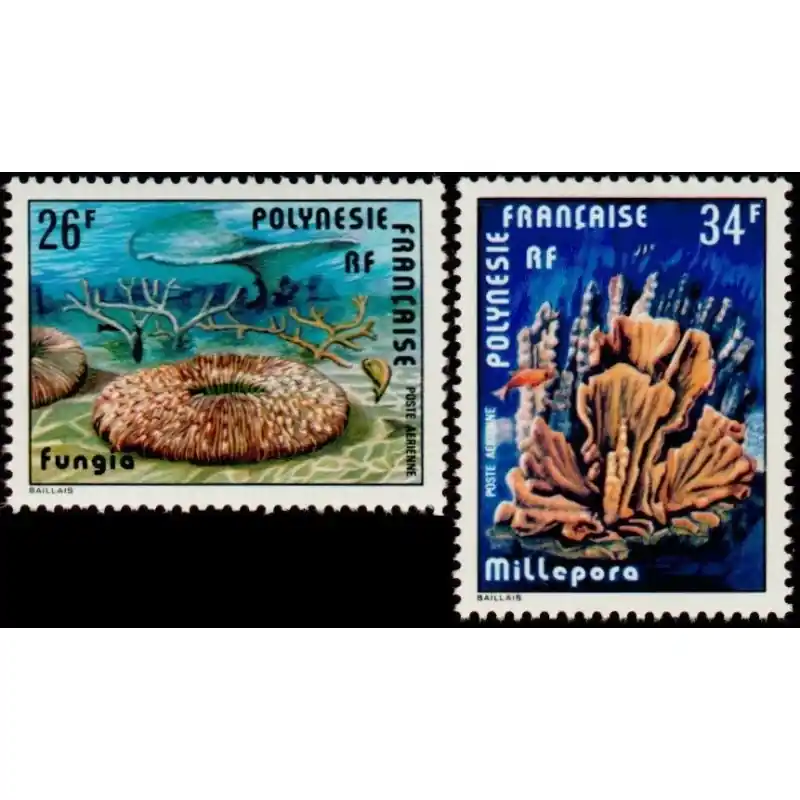 Polynésie Poste Aérienne n°138 et 139 Nouvel Arrivage