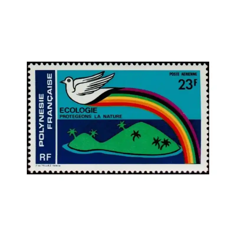 Polynésie Poste Aérienne n°141 Livraison Express