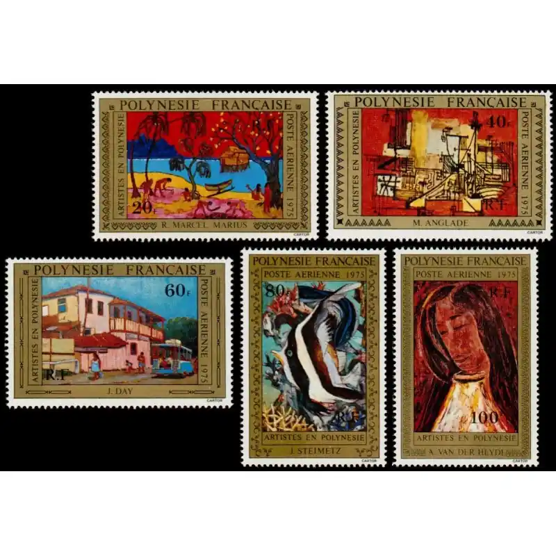 Polynésie Poste Aérienne n°98 à 102 Commander Maintenant