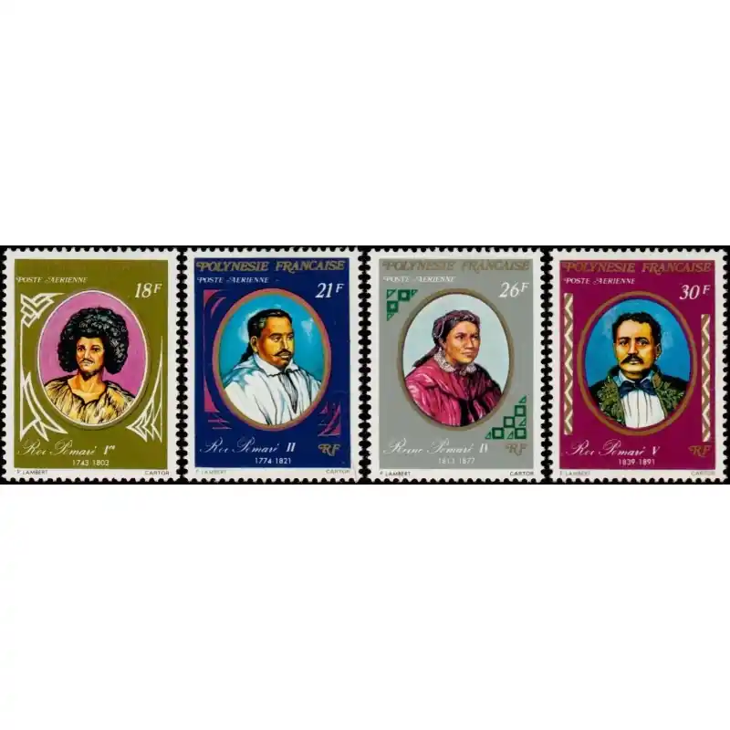 Polynésie Poste Aérienne n°106 à 109 En Vogue