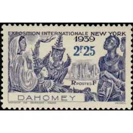 Garantie Incluse Timbre de collection Dahomey - 114