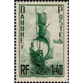 Haute Qualité Timbre de collection Dahomey - 134