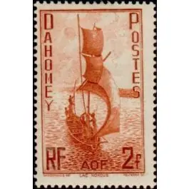Nouvel Arrivage Timbre de collection Dahomey - 136