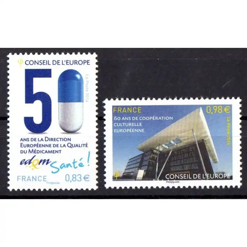 Garantie Incluse Timbres de Service France n°159 et 160