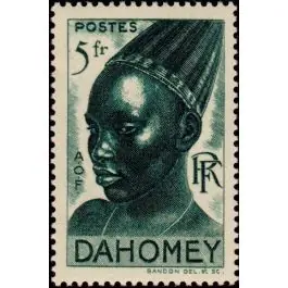 Prix Cassé Timbre de collection Dahomey - 139