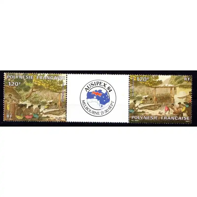 Commande En Gros Polynésie Poste Aérienne n°184 et 185 (185A)