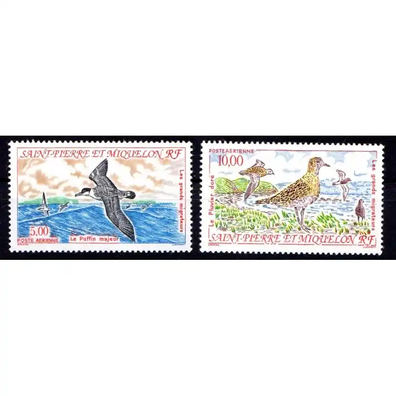 Expédié Aujourd’hui St-Pierre et Miquelon PA n°72 et 73