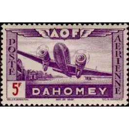 Garantie Incluse Timbre de collection Dahomey - Poste Arienne 14