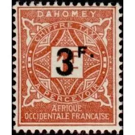 Meilleure Vente Timbre de collection Dahomey - Taxe 18