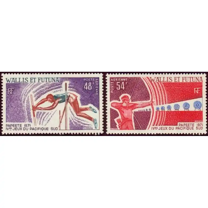 En Vogue Wallis et Futuna Poste Aérienne n°39 et 40