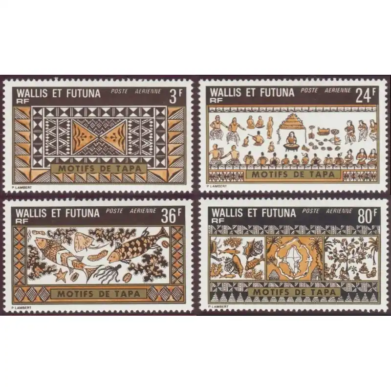 Wallis et Futuna Poste Aérienne n°58 à 61 Top Qualité