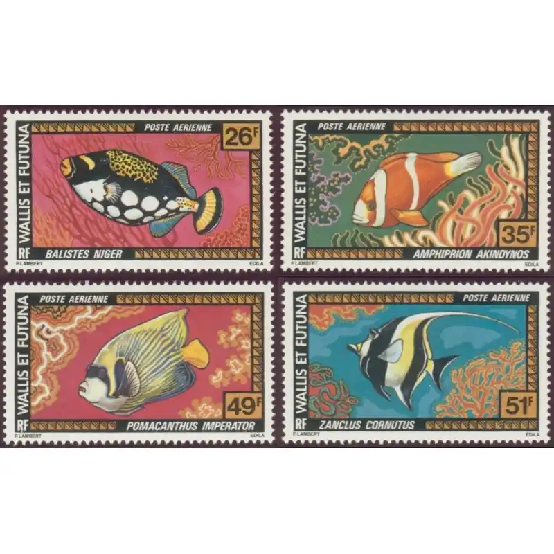 Wallis et Futuna Poste Aérienne n°76 à 79 Nouveauté