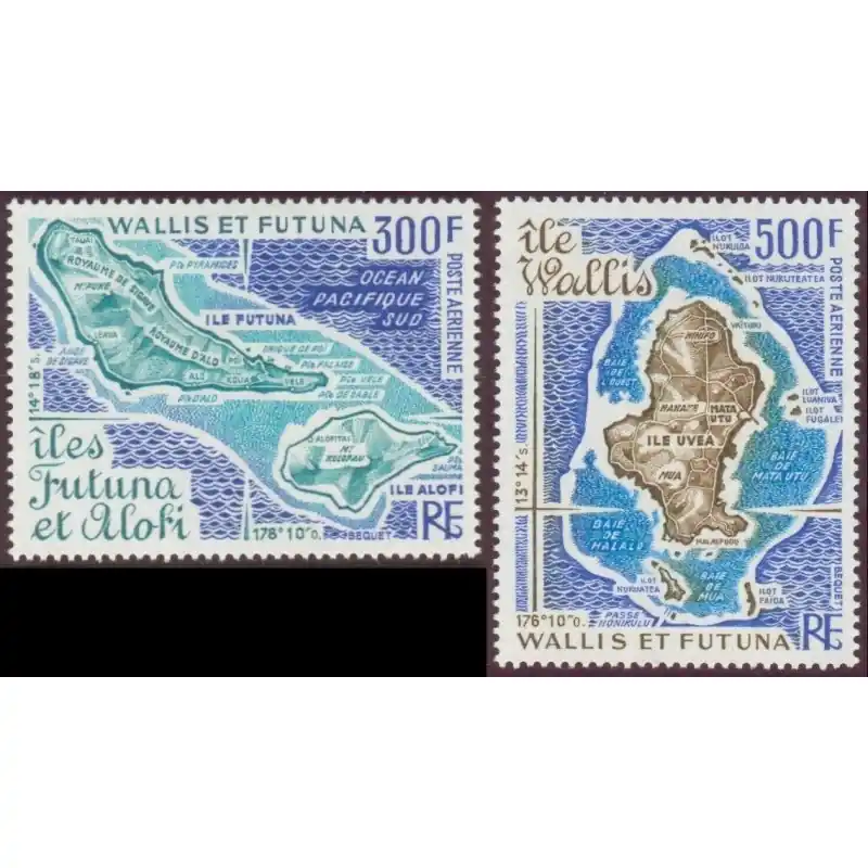 Wallis et Futuna Poste Aérienne n°80 et 81 Haute Qualité