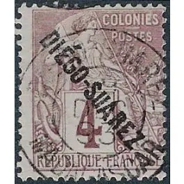 Top Qualité Timbre de collection Diego Suarez - 15