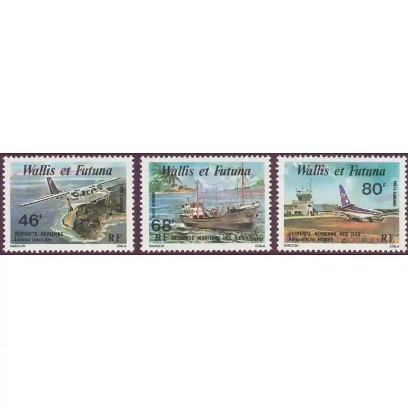 Wallis et Futuna Poste Aérienne n°89 à 91 Meilleure Vente