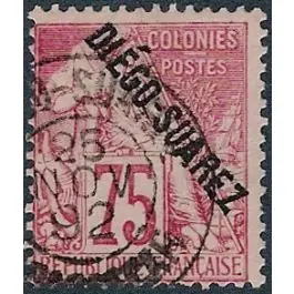 Populaire Timbre de collection Diego Suarez - 23