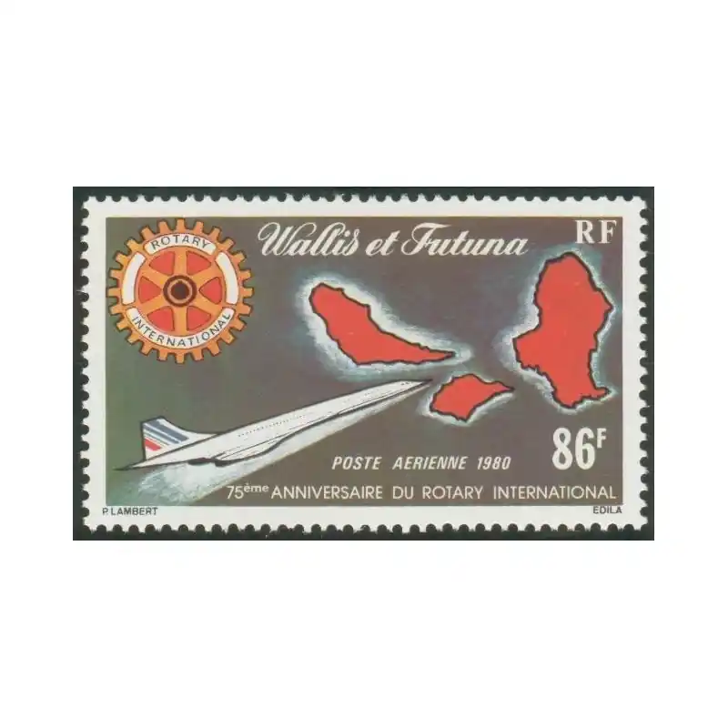Wallis et Futuna Poste Aérienne n°101 En Vogue