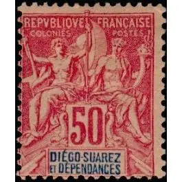 Timbre de collection Diego Suarez - 35 Nouvel Arrivage