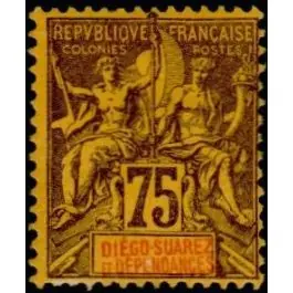 Édition Limitée Timbre de collection Diego Suarez - 36