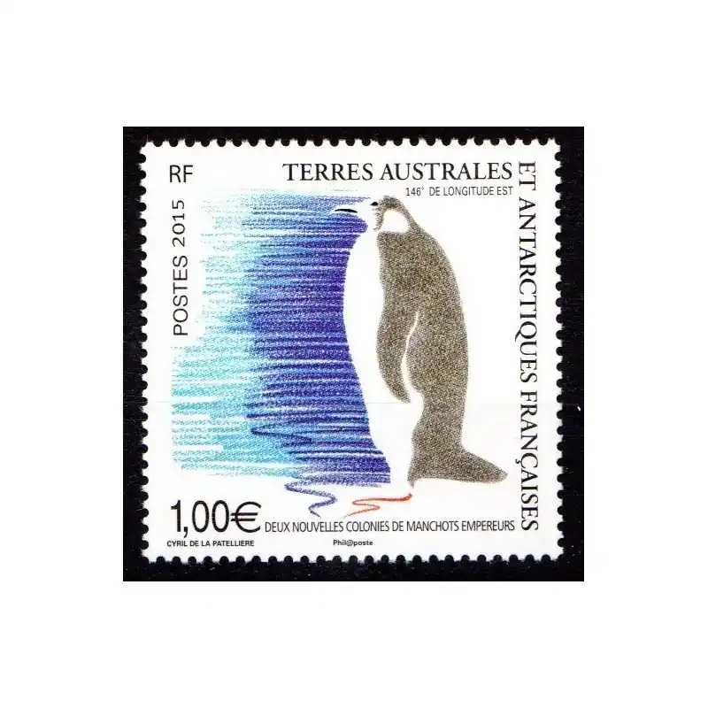 Timbre TAAF n°729 Nouvelles colonies de manchots empereurs Promotion