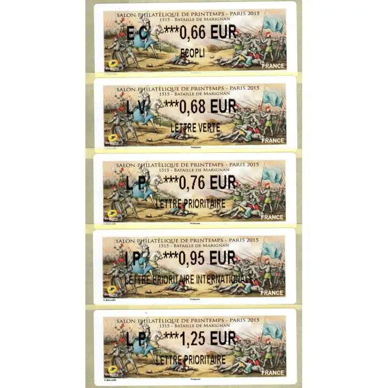 Dernier Modèle LISA 2015 "Salon philatélique de printemps Paris 2015"