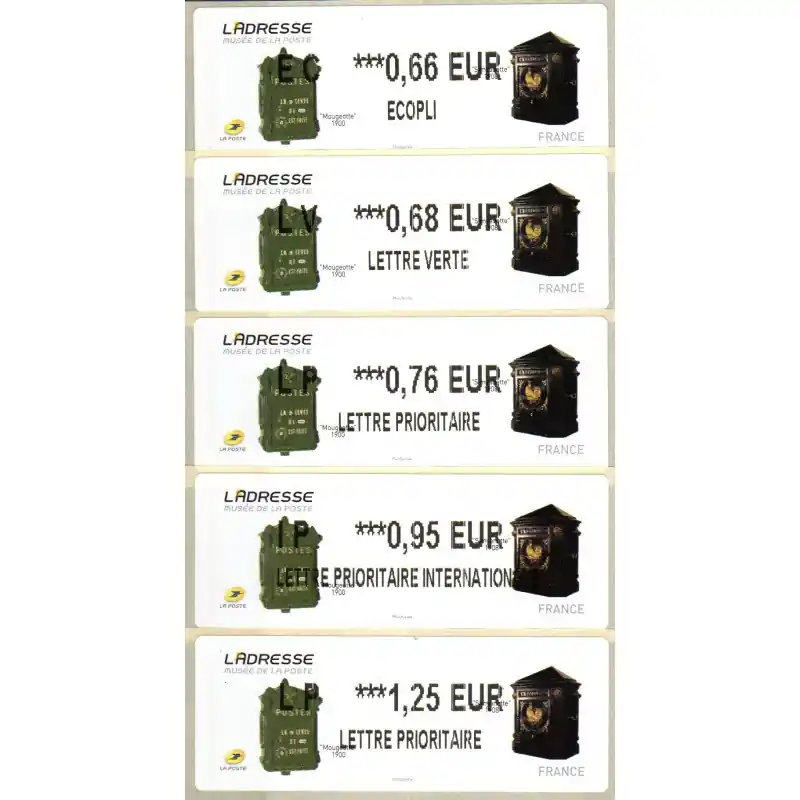 Haute Qualité Vignettes LISA 2015 L'adresse Musee de la poste