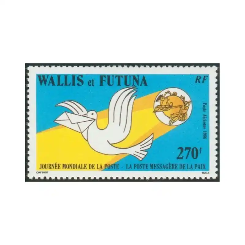 Fait Main Wallis et Futuna Poste Aérienne n°153