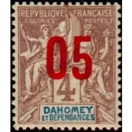 Garantie Incluse Timbre de collection Dahomey - 034