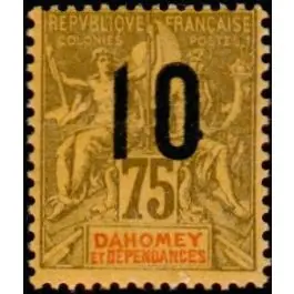 Édition Limitée Timbre de collection Dahomey - 042