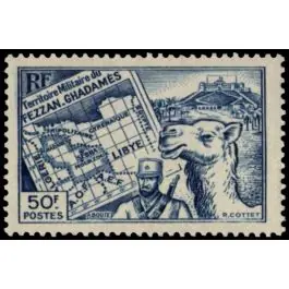 Timbre de collection Fezzan - 42 Top Vente