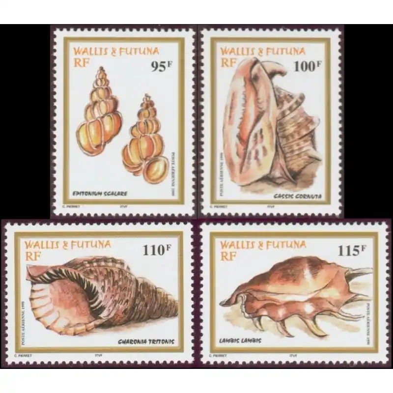 Wallis et Futuna Poste Aérienne n°209 à 212 Expédié Aujourd’hui