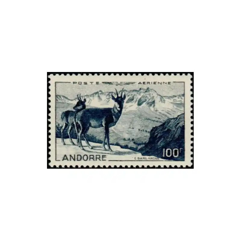 Andorre Français Poste Aérienne n°1 Dernière Chance