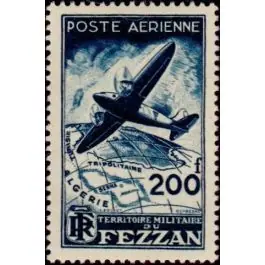 Livraison Express Timbre de collection Fezzan - Poste Arienne 5