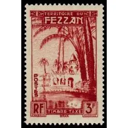 Meilleure Vente Timbre de collection Fezzan - Taxe 08