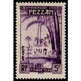 Meilleur Prix Timbre de collection Fezzan - Taxe 09