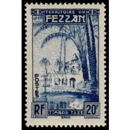 Top Qualité Timbre de collection Fezzan - Taxe 11