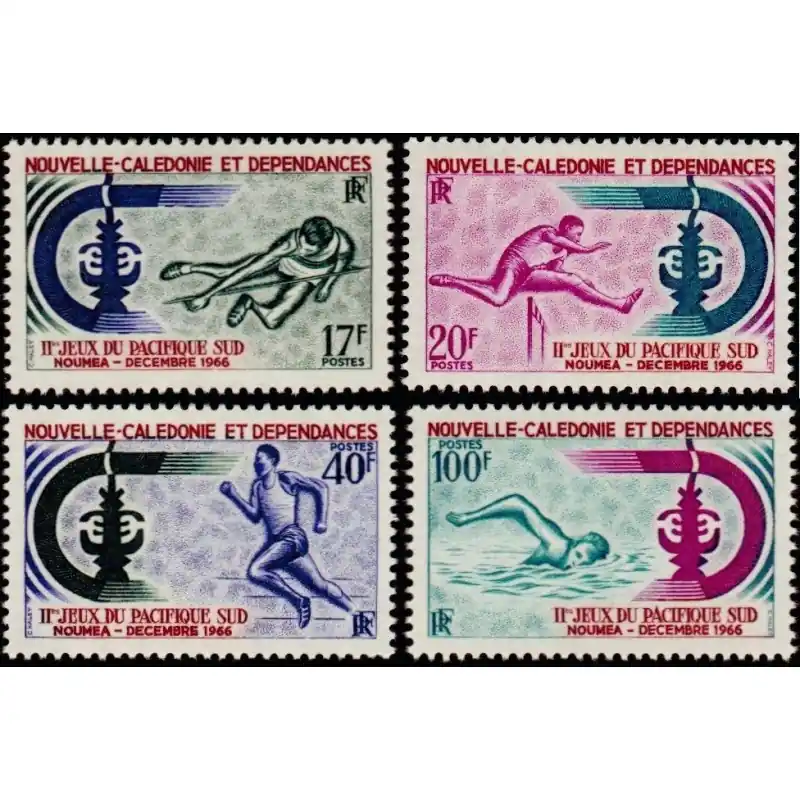 Bon Marché Timbre Nouvelle Calédonie n°332 à 335