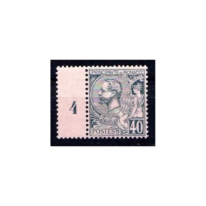 Nouvel Arrivage Timbre Monaco n°17 Prince Albert Ier Neuf sans charnière