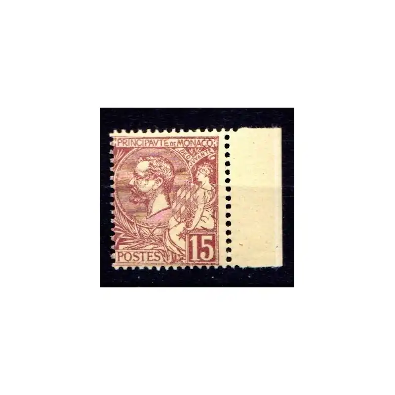 Timbre Monaco n°24 Prince Albert Ier Neuf sans charnière Prix Réduit