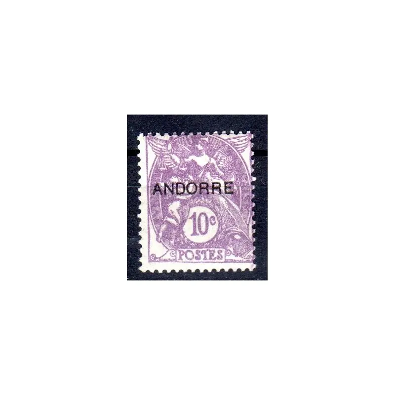 Acheter En Ligne Timbre Andorre n°6 Timbres de France surchargés Neuf sans charnière