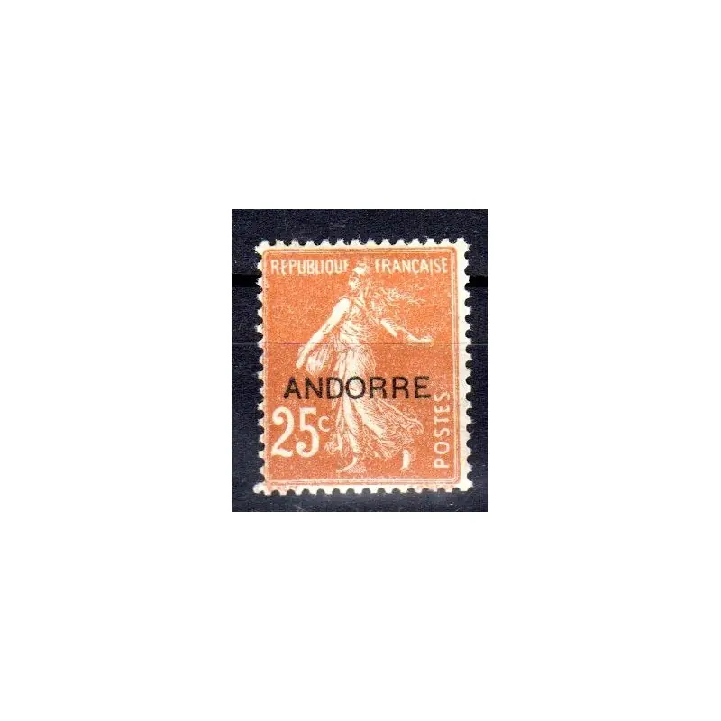 Achetez Aujourd’hui Timbre Andorre n°9 Timbres de France surchargés Neuf sans charnière