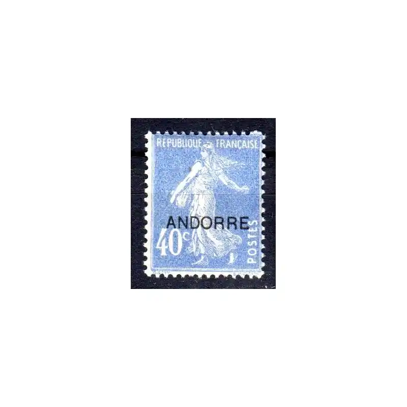 Affaire À Saisir Timbre Andorre n°11 Timbres de France surchargés Neuf sans charnière