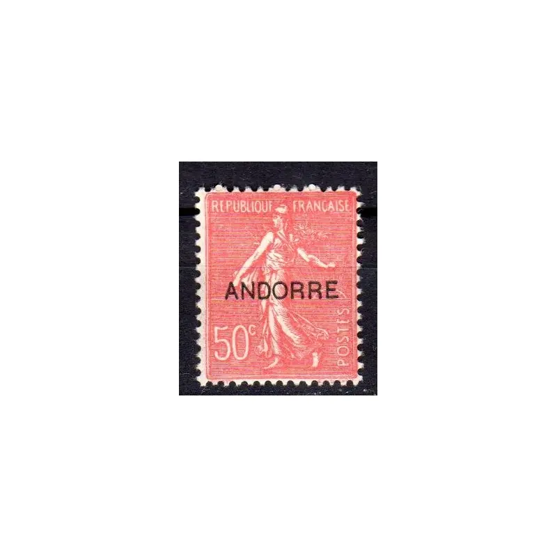 Promotion Timbre Andorre n°15 Timbres de France surchargés Neuf sans charnière